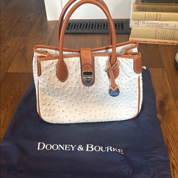 Dooney & Bourke White and Tan Satchel NWOT - Picture 1 of 7